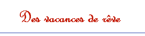 Carte de vacances