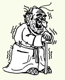 Être sénile, trembler