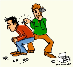 Casser du sucre sur le dos