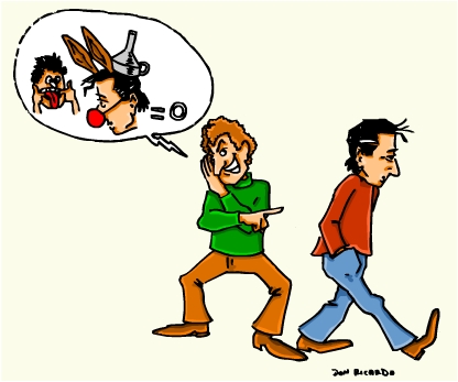 Critiquer par derrière